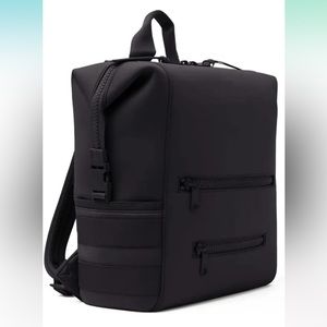 State of Bliss Diaper Bag Backpack Durable Black Neoprene with Changing Pad